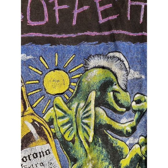 Vtg Jimmy Buffet "Fruitcakes on Tour"1994 Tultex T Shirt Large 90's Concert - Picture 4 of 14